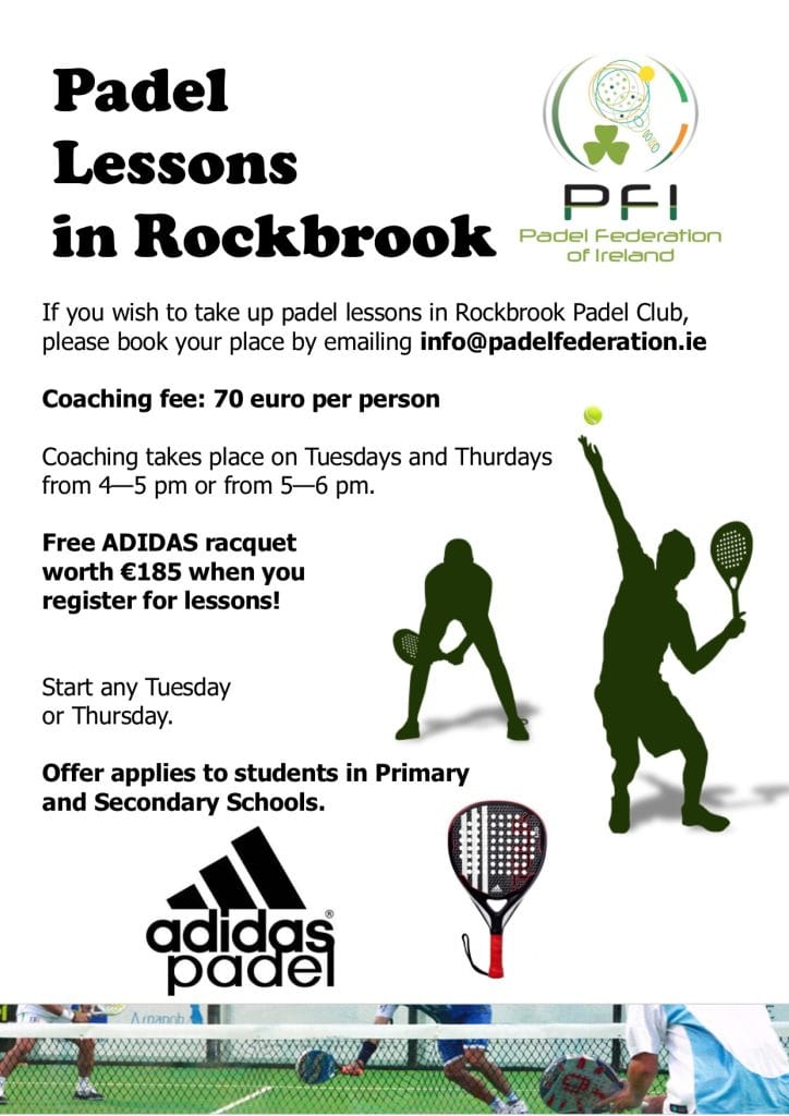 News photo for Padel Lessons in Rockbrook