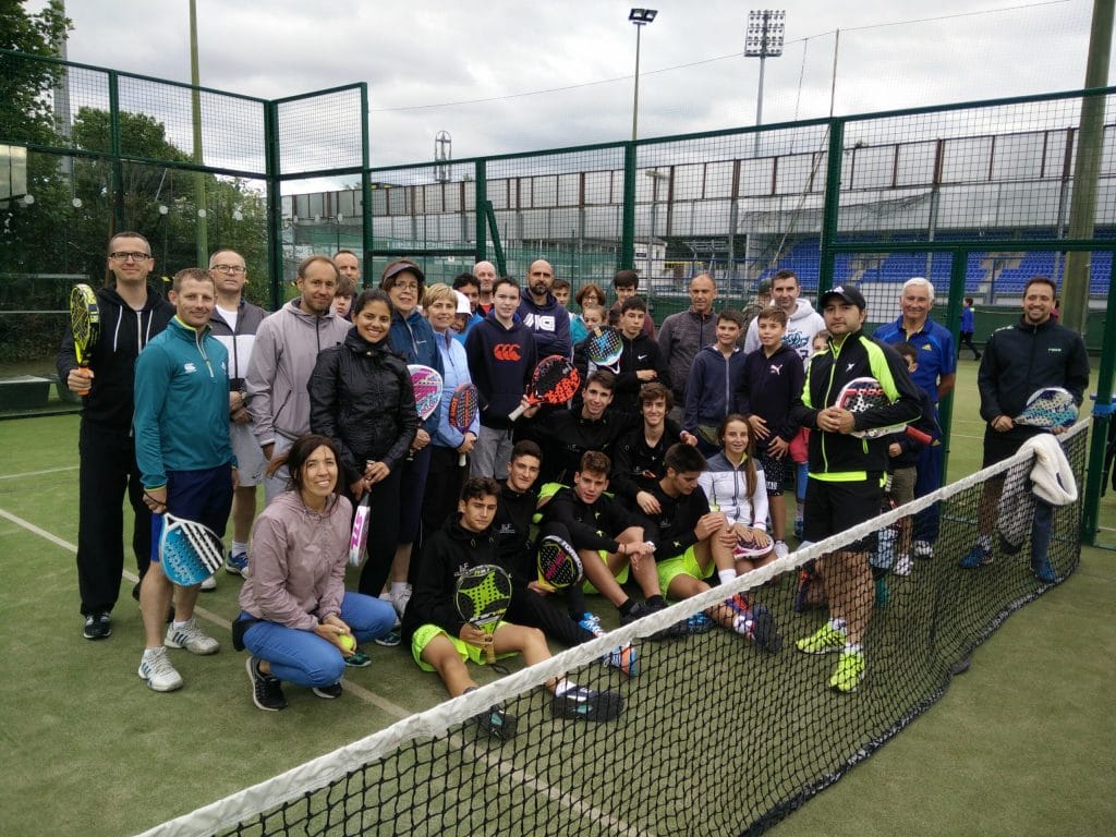 News photo for Great turnout at the Bective Padel Clinic