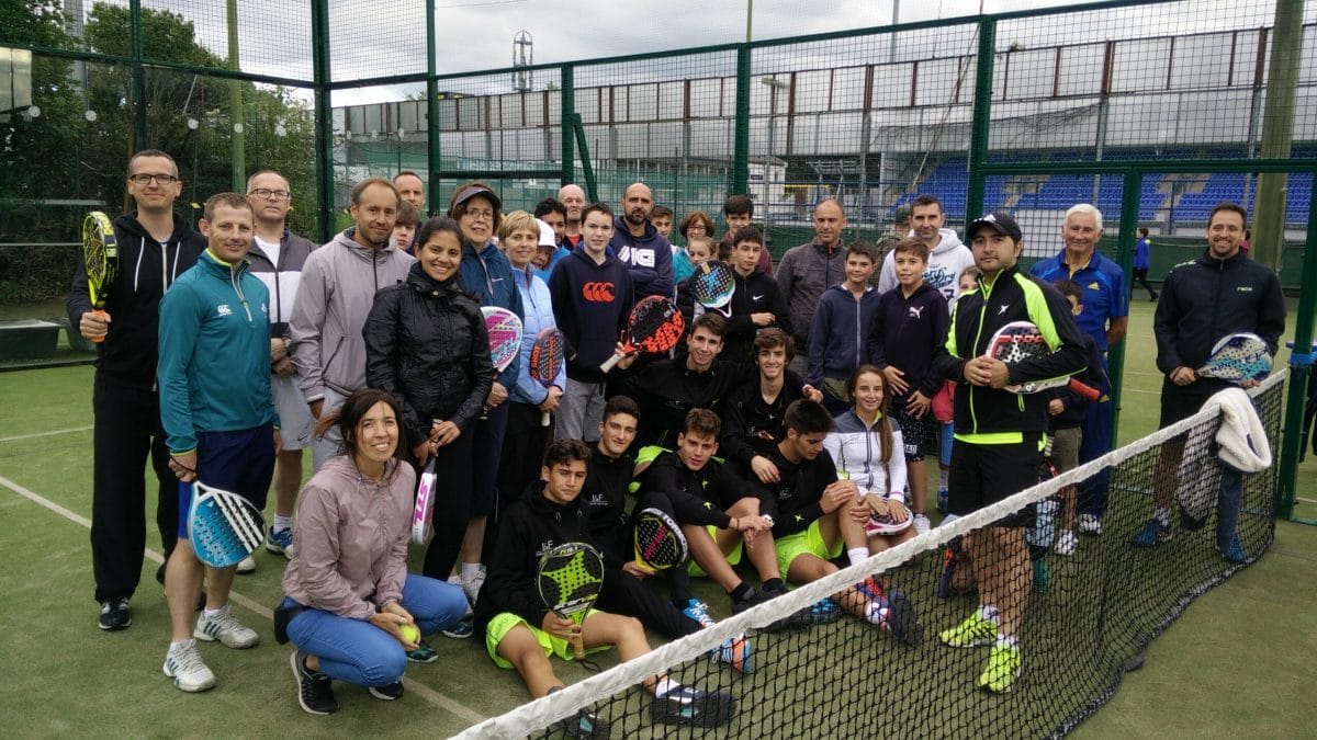 News photo for Great turnout at the Bective Padel Clinic