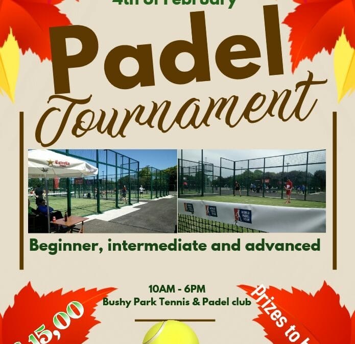News photo for Spring Padel Tournament for all levels