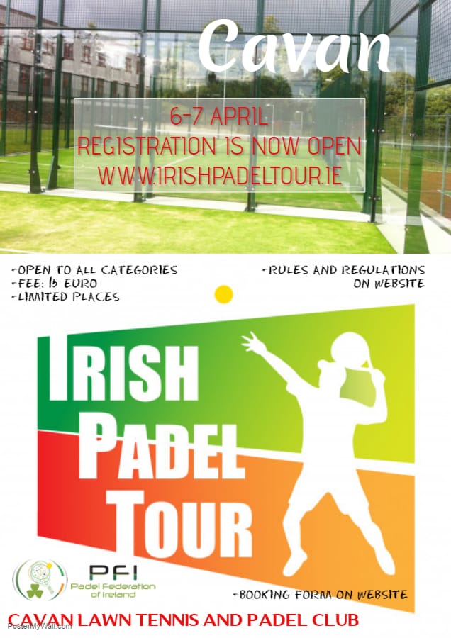 News photo for Irish Padel Tour goes to Cavan