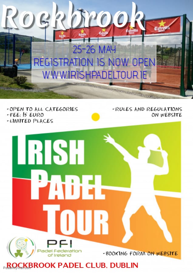 News photo for Rockbrook Padel Club – Irish Padel Tour 25 and 26 May