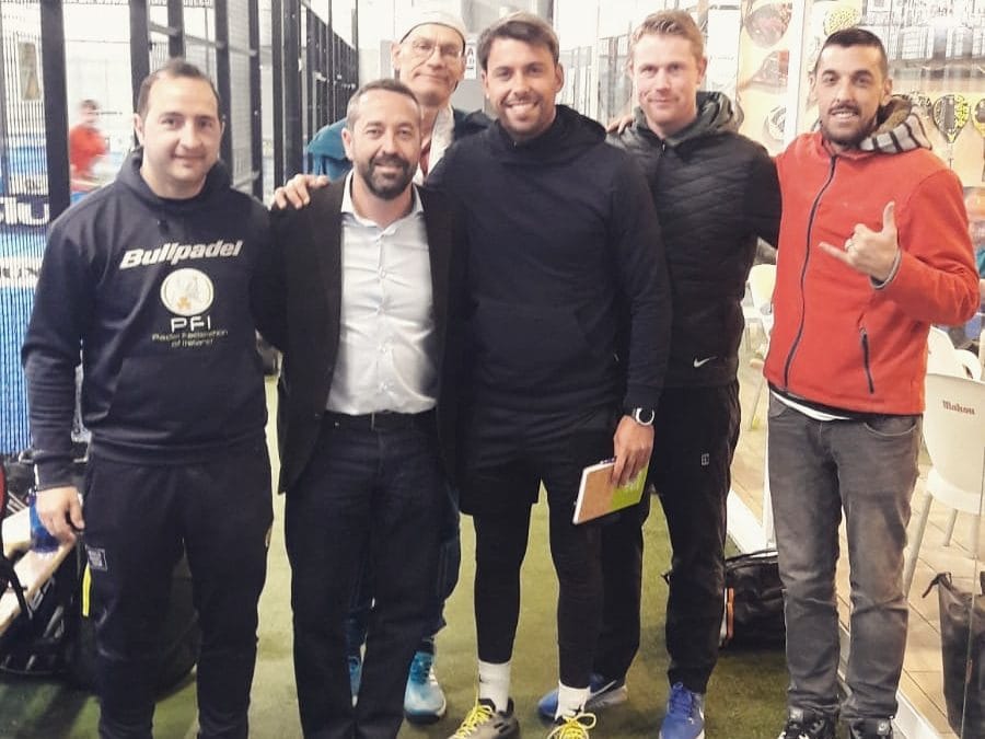 News graphic for Padel Federation of Ireland – Top Coaching in Madrid