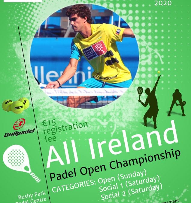News photo for All-Ireland Padel Open Championship 2020