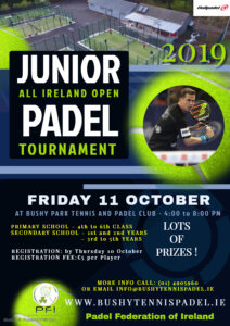 ALL IRELAND JUNIOR OPEN 2019