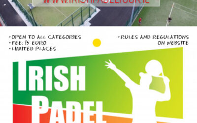 Irish Padel Tour Bushy Park Draw