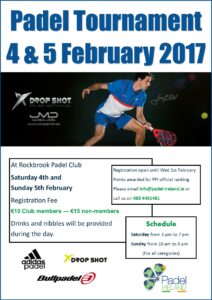 Padel Tournament February 2017