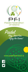 ROLL UP PADEL FEDERATION INSTITUTIONAL baja
