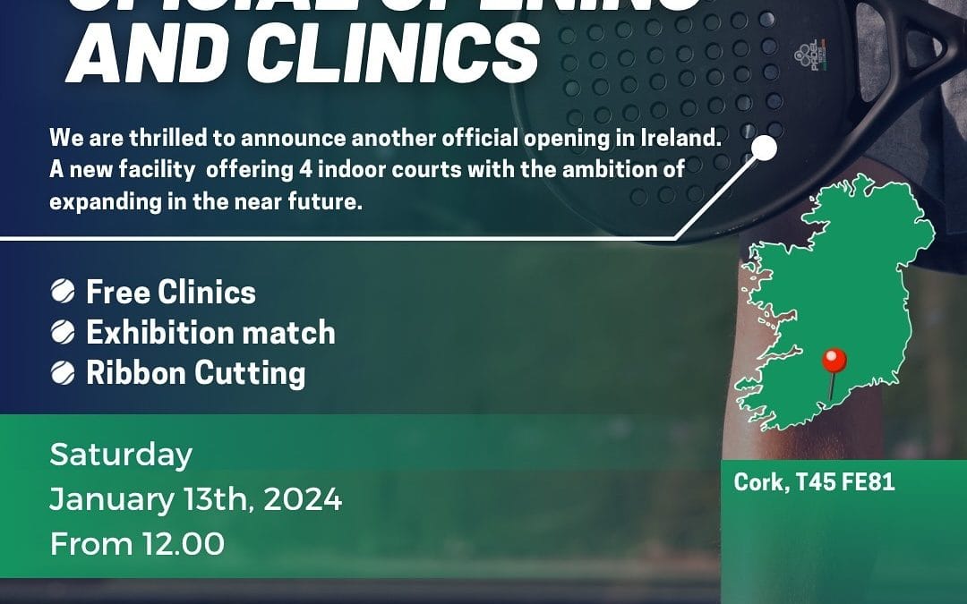 News graphic for Official Opening and Clinics