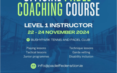 Official Padel Coaching Course