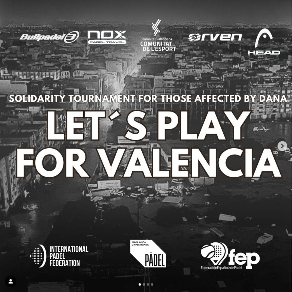 News graphic for Solidarity Tournament for those affected by DANA