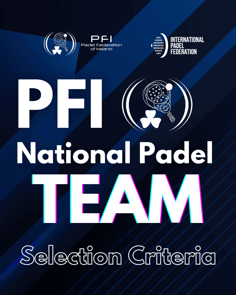 News graphic for National Padel Team Selection Criteria