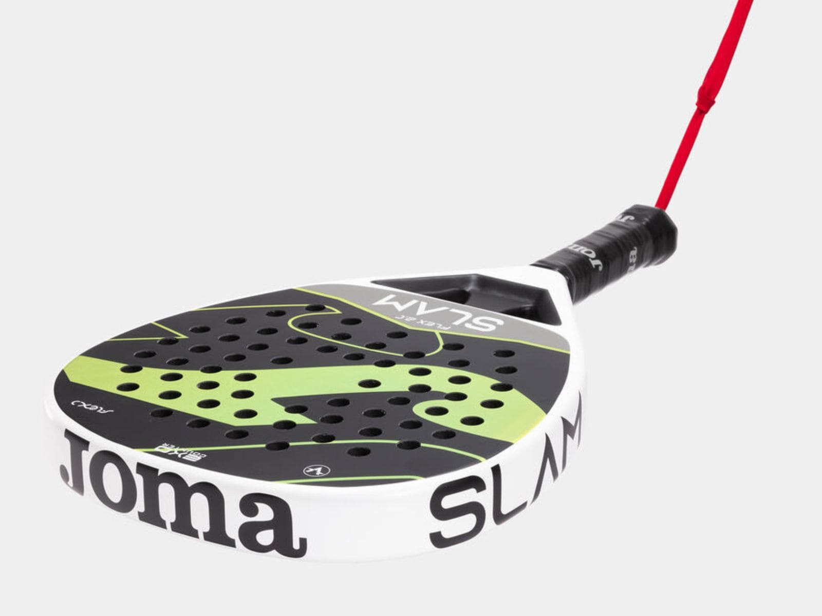 Padel equipment on court