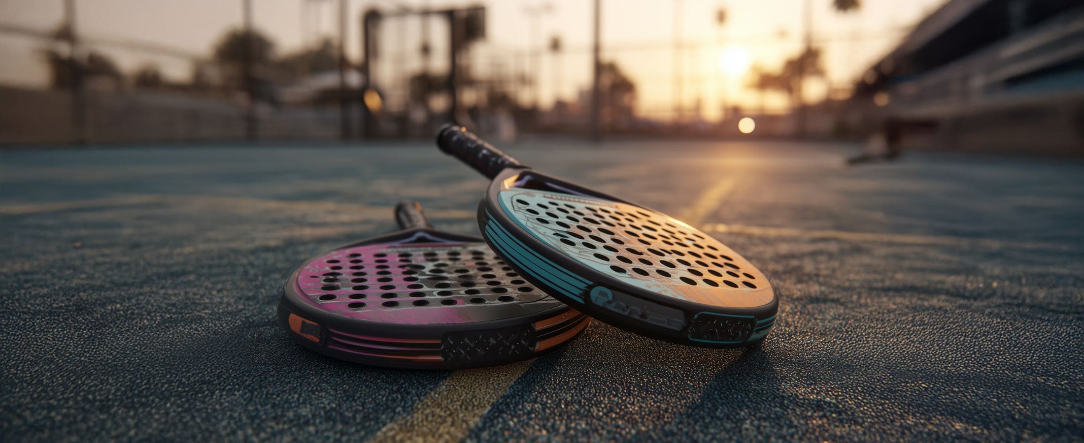 Group playing padel in Ireland