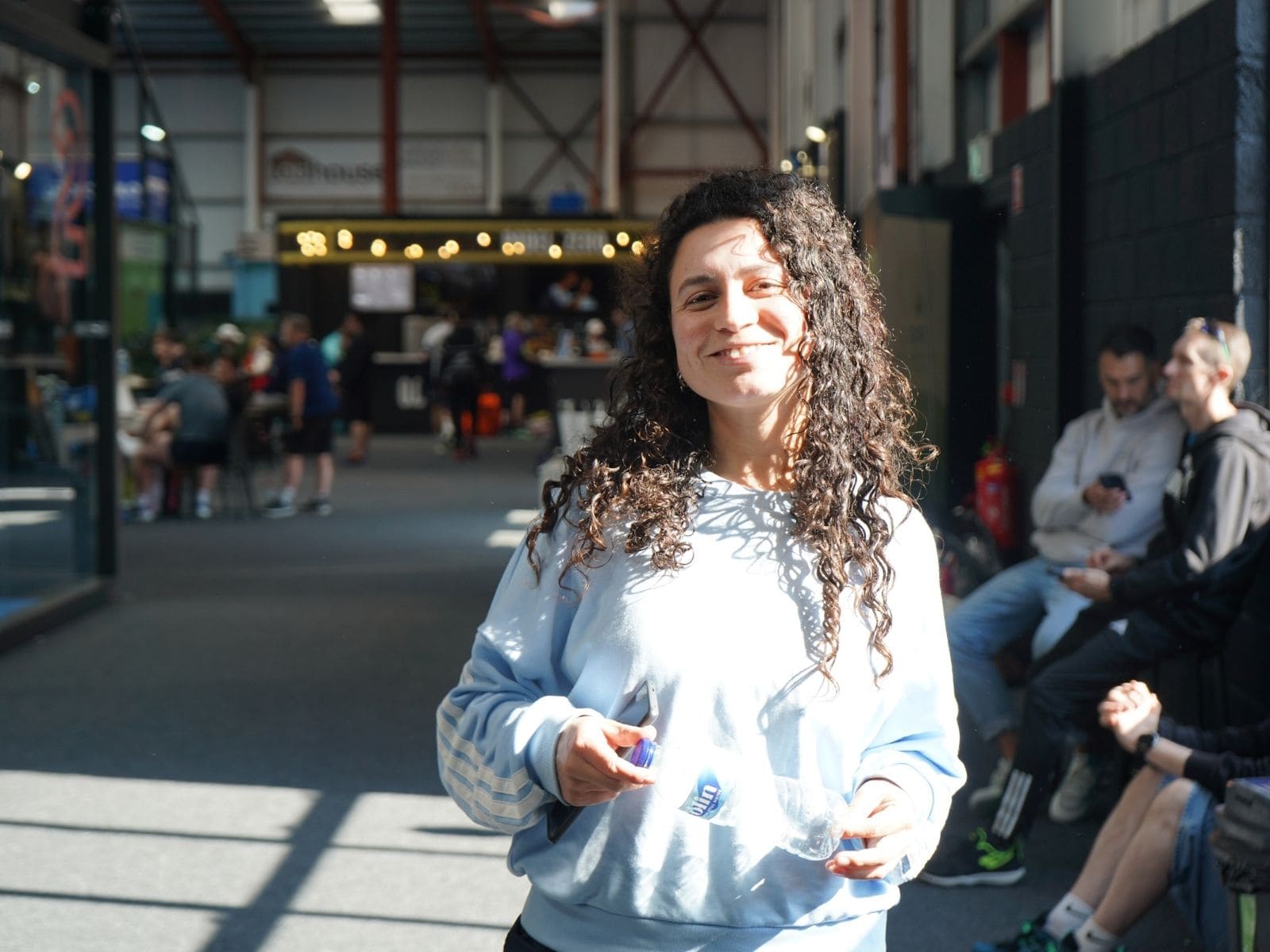 Women and girls taking part in padel