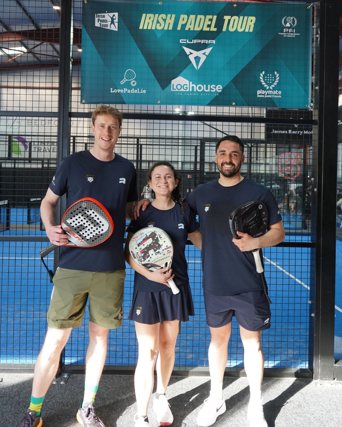 Irish Padel Tour players and event setting